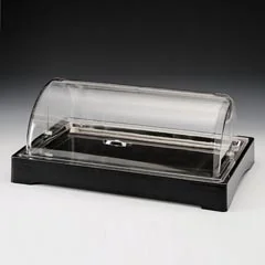Zicco Soğutuculu Teşhir Standı, Polikarbon Rolltop Kapaklı, 57x37 cm