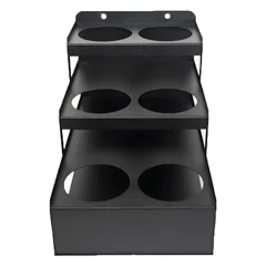 Şurup Standı, 6 Bölmeli, Statik Boyalı Metal