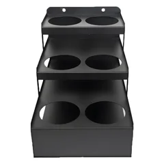 Şurup Standı, 6 Bölmeli, Statik Boyalı Metal