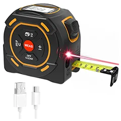 SW-TM60A Lazer Mesafe Ölçerli Şerit Metre, 60m + 5m