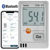 Testo 174H BT Akıllı Sıcaklık ve Nem Kayıt Datalogger Cihazı, Beyaz - Görsel 1