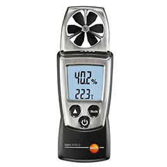 Testo 410-2 Anemometre, Hız, Sıcaklık ve Nem Ölçer