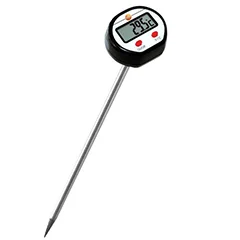 Testo Üstten Göstermeli Mini Termometre, 12,5 cm Prob