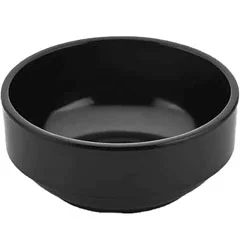 Thermoset Kase, 8 cm, 110 ml, Siyah Classic