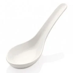 Thermoset Ramekin Kaşık Lokmalık, 4,5x13 cm, 15 ml, Beyaz