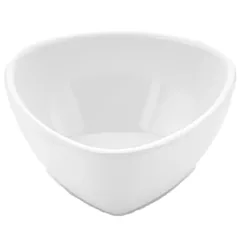 Thermoset Üçgen Kase, 6,5 cm, 51ml, Beyaz