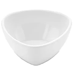 Thermoset Üçgen Kase, 6,5 cm, 51ml, Beyaz