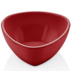 Thermoset Üçgen Kase, 6,5 cm, 51ml, Kırmızı