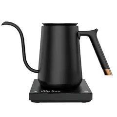 Timemore Fish Pour Over Isı Ayarlı Kettle, Elektrikli, 600 ml, Siyah
