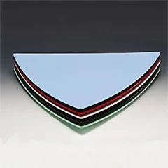 Zicco Üçgen Melamin Teşhir Tabağı, 47,5 cm