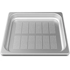 Unox Delikli Paslanmaz Çelik Tava, GN 2/3, 4 cm, TG710