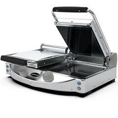 Unox SpidoCook Seramik Camlı Elektrikli Izgara, Çift Taraflı, Düz Yüzey, 2 Kw, SP-020