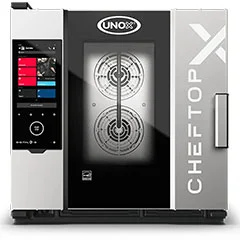 Unox XEDA-0611-EXRS CheftopX Digital ID Elektrikli Kombi Fırın, Gn 1/1, 6 Tepsi Kapasiteli