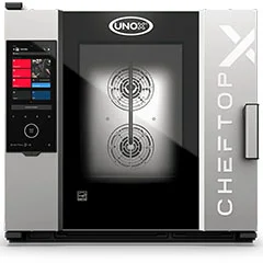 Unox XEDA-0621-GXRS CheftopX Digital ID Gazlı Kombi Fırın, Gn 2/1, 6 Tepsi Kapasiteli