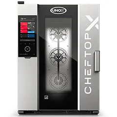 Unox XEDA-1011-GXRS CheftopX Digital ID Gazlı Kombi Fırın, Gn 1/1, 10 Tepsi Kapasiteli