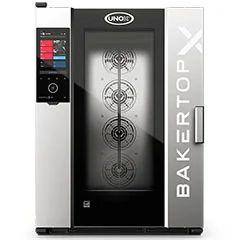 Unox XELA-10EU-EXRS BakertopX Digital ID Elektrikli Kombi Fırın, 60x40 cm, 10 Tepsi Kapasiteli