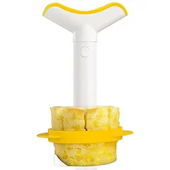 Vacu Vin Ananas Dilimleyici Sarı Beyaz
