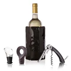 Vacu Vin Şarap Seti, Klasik, 4 Parça