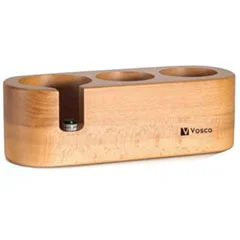 Vosco Ahşap Tamper Standı, 3 Gözlü