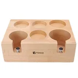 Vosco Ahşap Tamper Standı, 6 Gözlü - Görsel 1