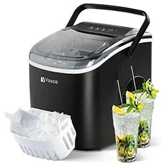 Vosco Ekonomik Set Üstü Buz Makinesi, 12 kg, Siyah