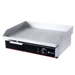 Vosco VBL-821 Elektrikli Pleyt Izgara, Oluklu, 55x43x24 cm