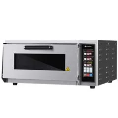 Vosco VCP-03 Elektrikli Pizza Fırını, Tek Katlı, 25 cm 4 Pizza Kapasiteli, 52x50 cm Pişirme Odalı