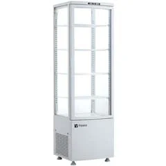 Vosco VFT-280L Dik Tip Soğutmalı Teşhir Dolabı, Beyaz