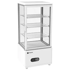 Vosco VFT-78L Dik Tip Soğutmalı Teşhir Dolabı, Beyaz, 78 L, 45x41x97 cm
