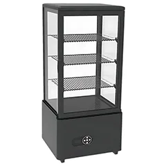 Vosco VFT-78L Dik Tip Soğutmalı Teşhir Dolabı, Siyah, 78 L, 45x41x97 cm
