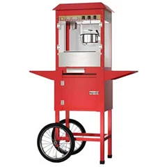 Vosco VJY-826 Otomatik Patlamış Mısır Makinesi, Arabalı, 300 gr Hazneli