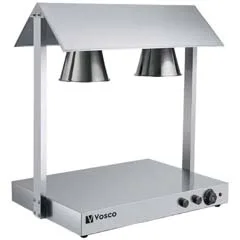 Vosco VLM-2S Sıcak Teşhir Ünitesi, 2 Istıcı Lambalı