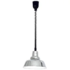 Warmer Retro Sıcak Tutucu Lamba, Ayarlanabilir Kablo, 55-130 cm, Krom