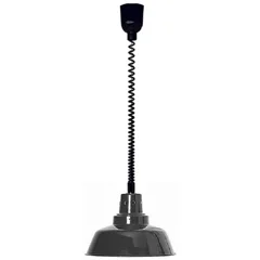 Warmer Retro Sıcak Tutucu Lamba, Ayarlanabilir Kablo, 55-130 cm, Siyah