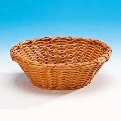 Zicco Yuvarlak Ekmek Sepeti, Plastik, 27x9 cm, Koyu Renk