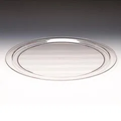 Zicco Yuvarlak Teşhir Tepsisi, Polikarbon, 50 cm, Şeffaf