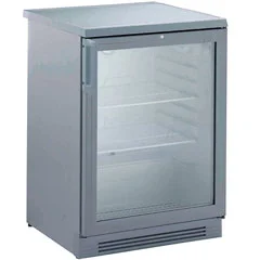 Zanussi Tezgah Altı Buzdolabı, Cam Kapılı, 160 Litre