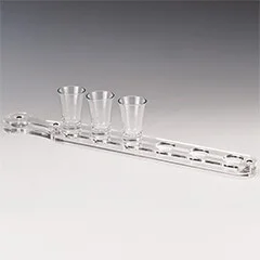 Zicco Akrilik Shot Servis Standı, 6'lı, 52x5,5 cm