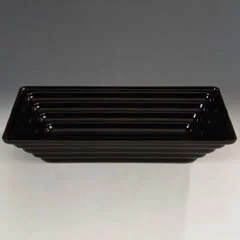 Zicco Akrilik Teşhir Kasesi, 43,5x28,5 cm, Siyah