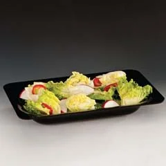 Zicco Dikdörtgen Teşhir Tabağı, Polikarbon, 40x26x6,5 cm, Siyah