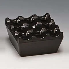 Zicco Eco Melamin Küllük, 8,5x8,5x4,5 cm, Siyah