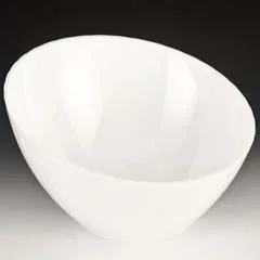 Zicco Eğimli Model Teşhir Kasesi, Polikarbon, 31,5x10x19 Cm, Beyaz