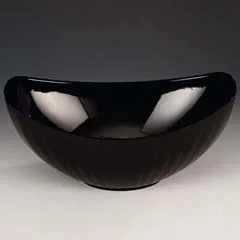 Zicco Gondol Teşhir Tabağı, Polikarbon, 33x22,5x13 cm, Siyah