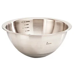 Zicco Karıştırma Kabı, Çelik, Silikon Altlı, 3 Litre, 27x12 cm