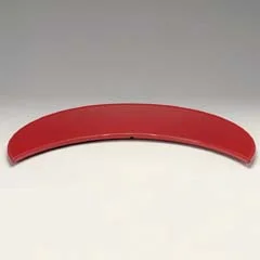 Zicco Melamin Teşhir Standı, Hilal Model, 24x59 cm, Kırmızı