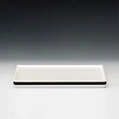 Zicco Melamin Teşhir Tepsisi, Küçük, 18x35 Cm, Siyah