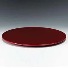 Zicco Melamin Teşhir Tepsisi, Yuvarlak, 32,5 cm, Kırmızı