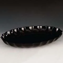 Zicco Oval Teşhir Tabağı, Polikarbon, 41,5x29,5x5,5 cm, Siyah