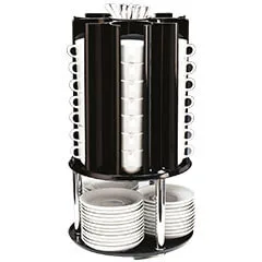 Zicco Polikarbon Fincan, Tabak, Kaşık Standı, Döner, 30x55 cm