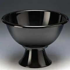 Zicco Polikarbon Kase, Ayaklı, 45 cm, Siyah